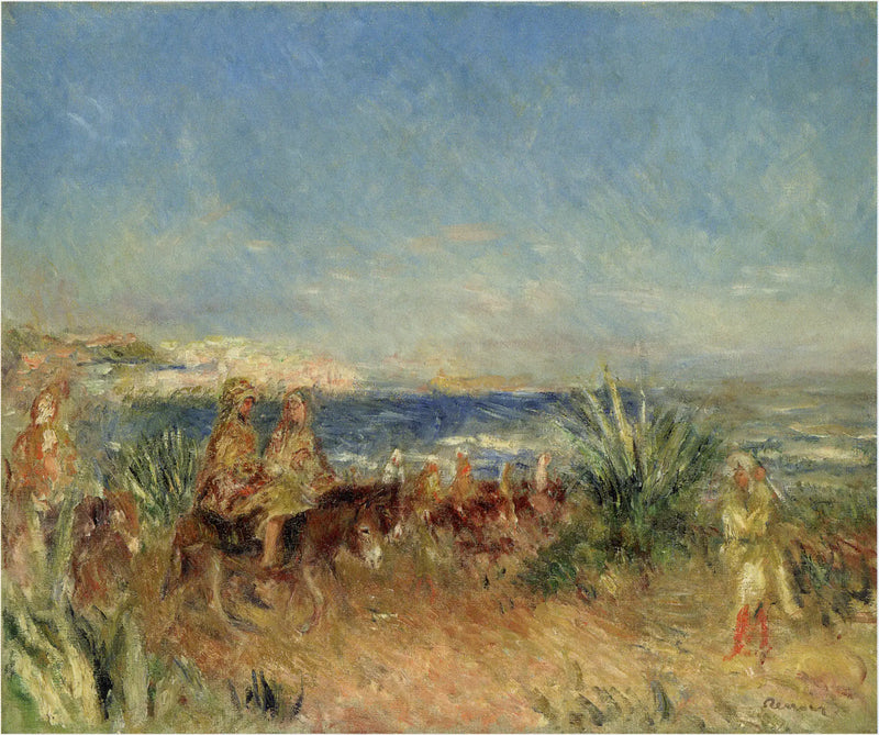 Arabs on Donkeys - Pierre-Auguste Renoir