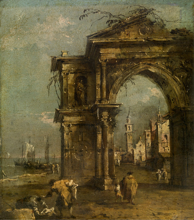 Arc de Triomphe in Venice - Francesco Guardi