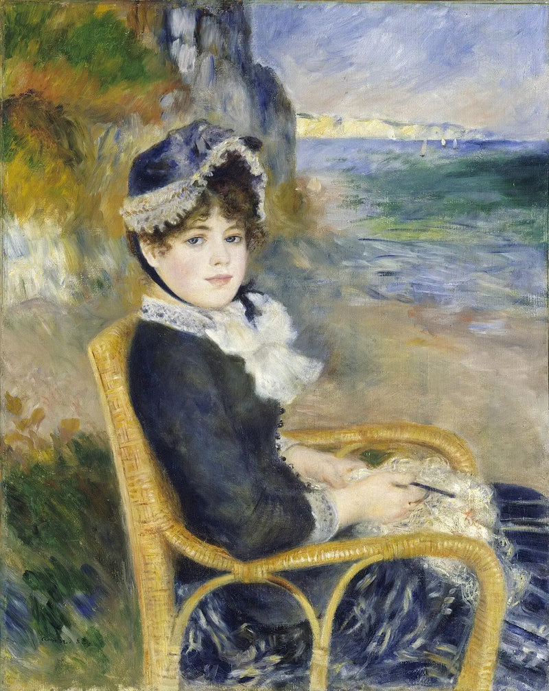 At the Edge of the Sea - Pierre-Auguste Renoir