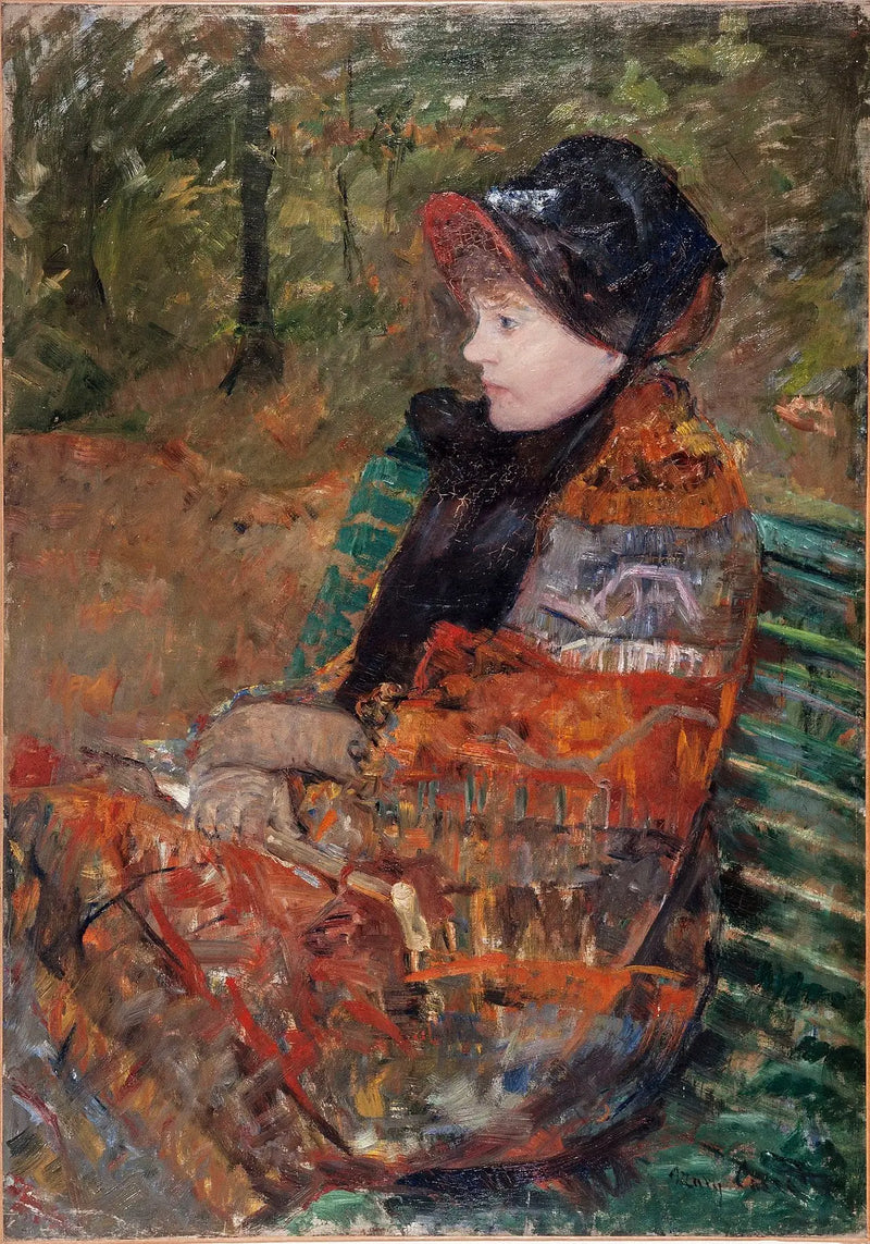 Autumn, portrait of Lydia Cassatt - Mary Cassatt