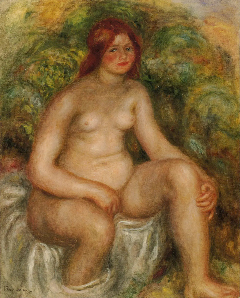 Seated Bather - Pierre-Auguste Renoir