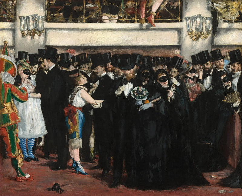 Masked Ball at the Opera - Édouard Manet