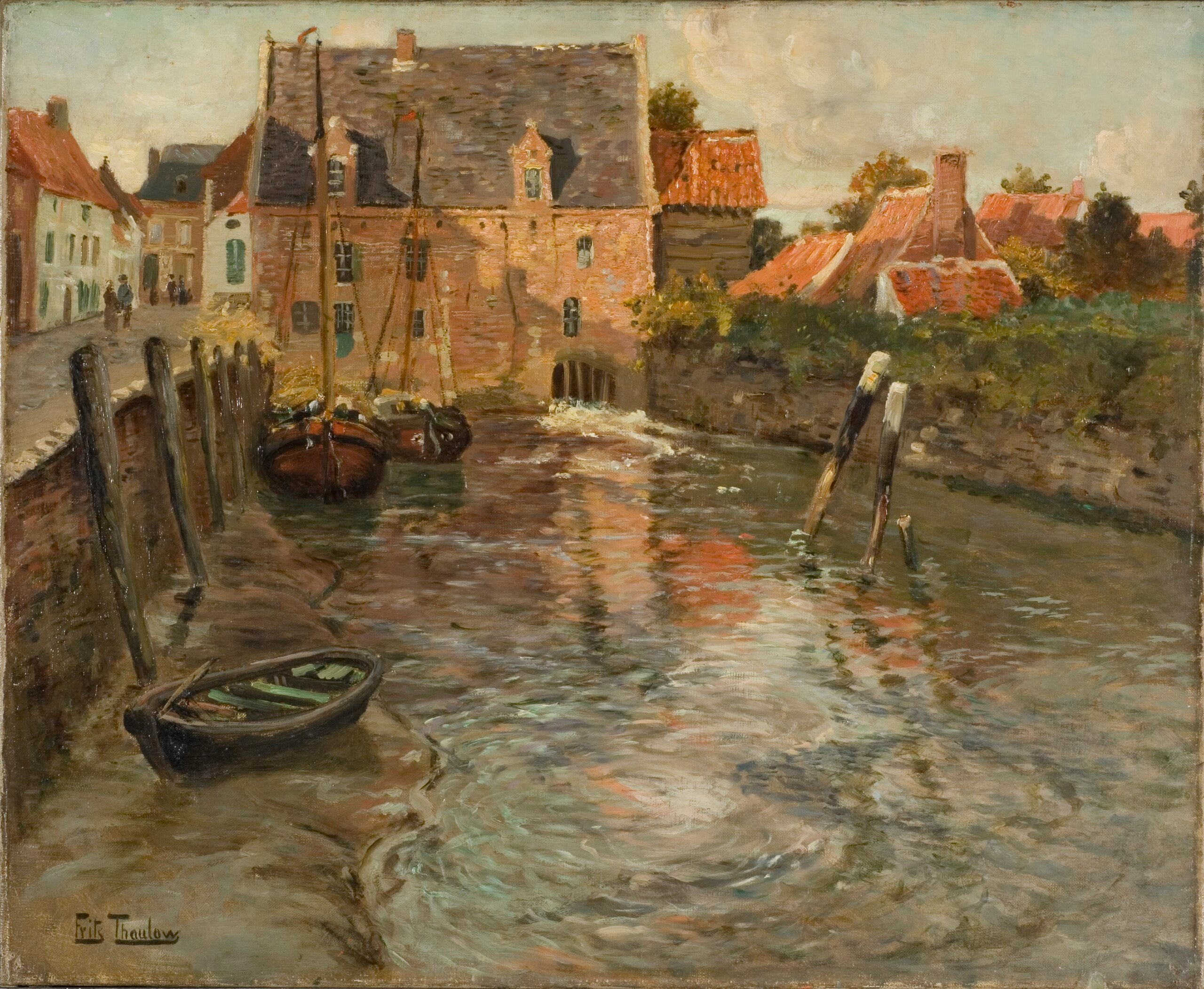Low water - Frits Thaulow