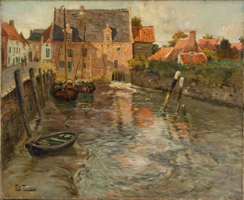 Low water - Frits Thaulow