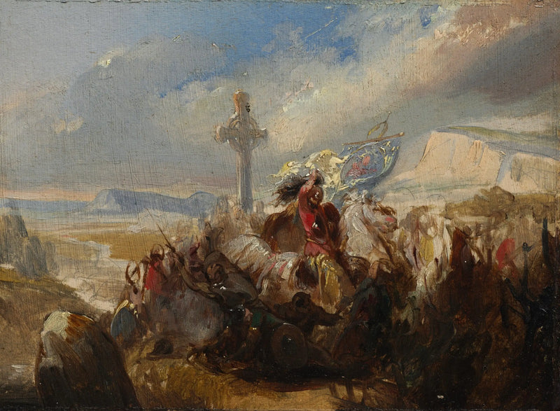 Battle of Poitiers, 25 October 732 - Charles de Steuben