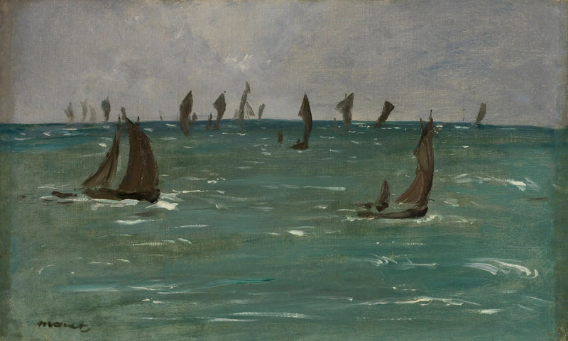 Boats at Berck-sur-Mer - Édouard Manet