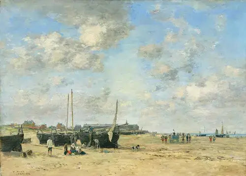 Seaside at Berck - Eugène Boudin