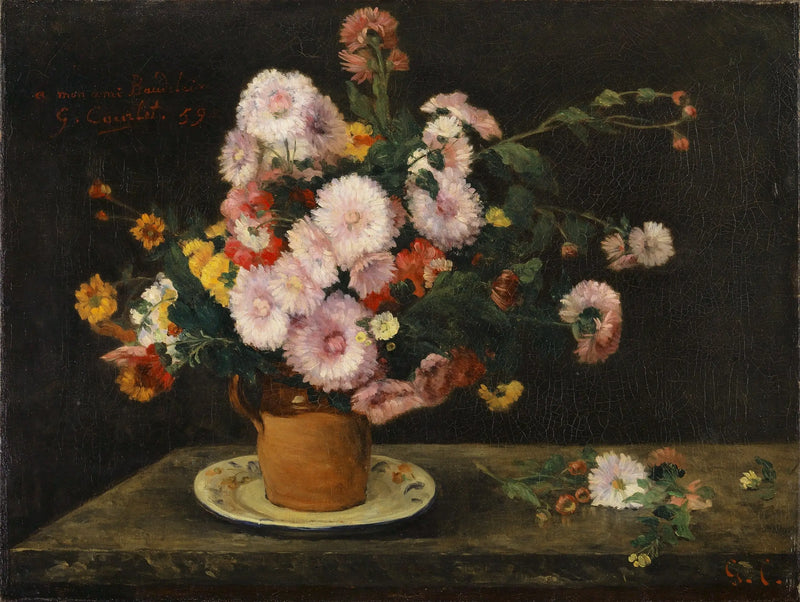 Bouquet of Asters - Gustave Courbet