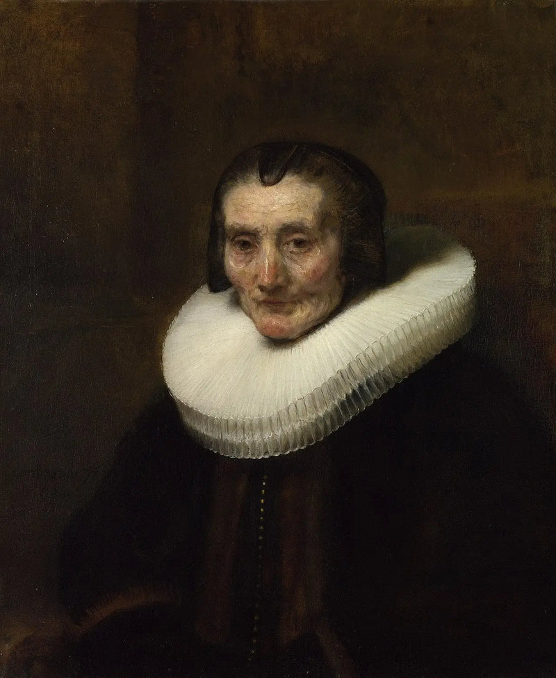 Bust of Margaretha de Geer - Rembrandt