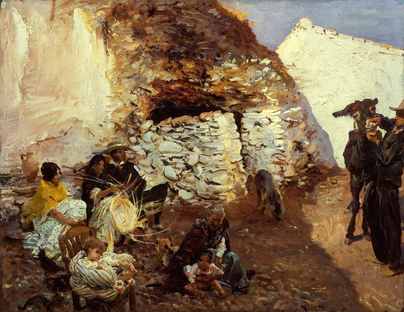 Gypsy Camp, Granada, Spain - John Singer Sargent