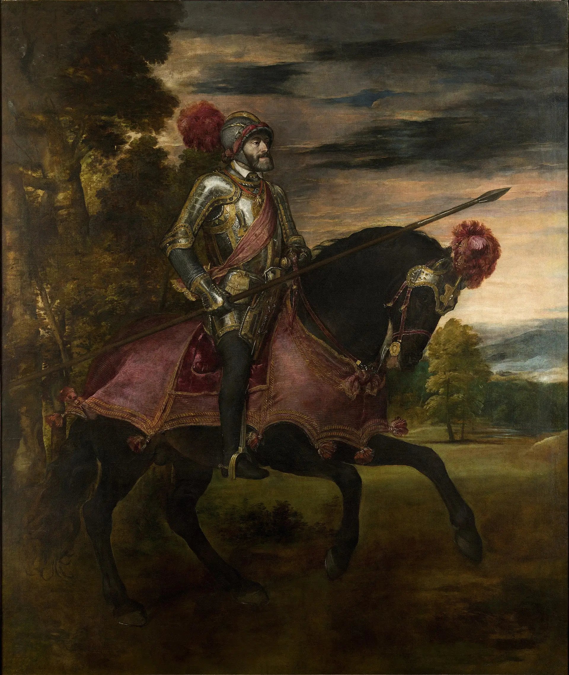 Charles Quint à cheval à Mühlberg - Titian - Alpha Reproduction