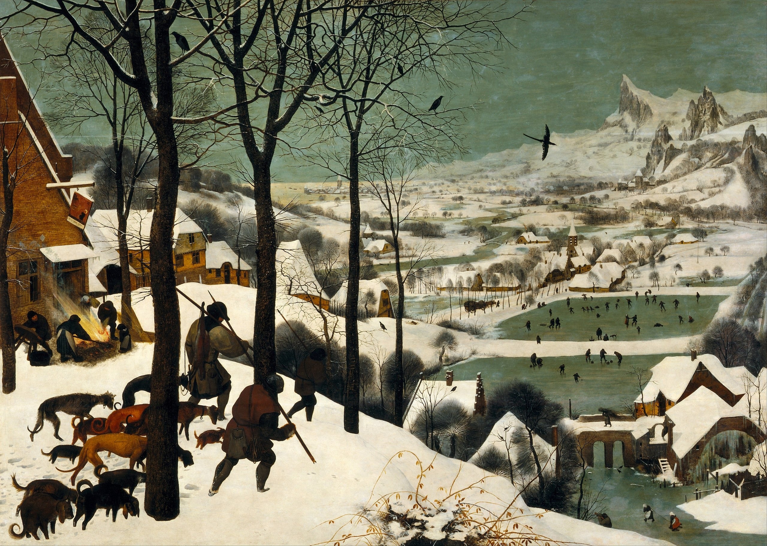 Hunters in the Snow - Pieter Brueghel the Elder