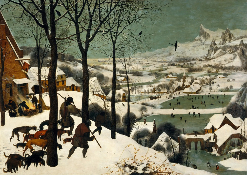 Chasseurs dans la neige - Pieter Brueghel the Elder - Alpha Reproduction