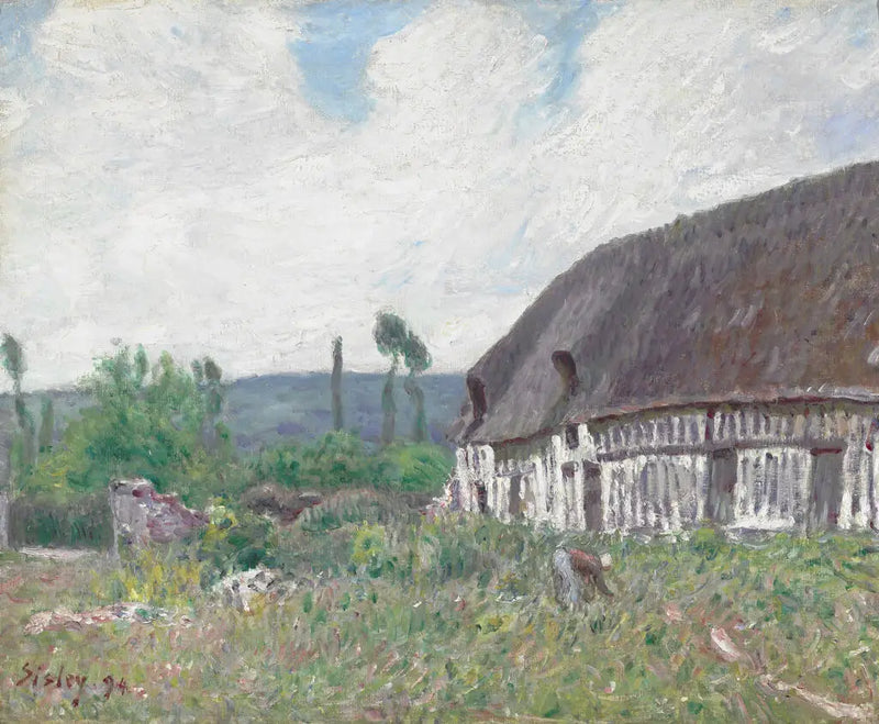 Cottage in Normandy - Alfred Sisley