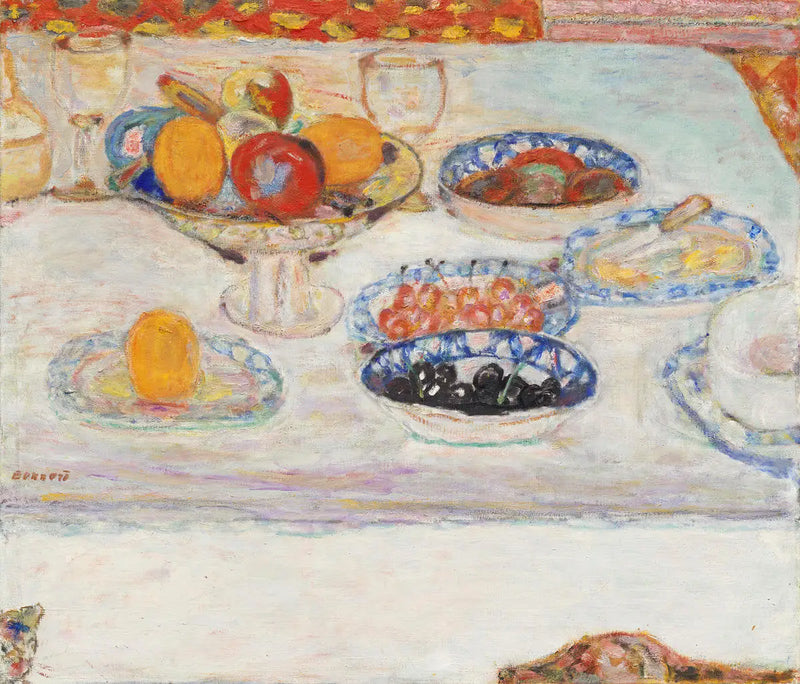 Fruit Bowls and Plates - Pierre Bonnard