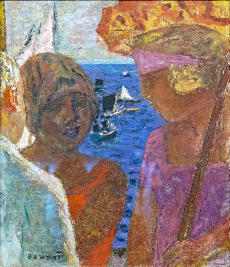 Conversation in Arcachon - Pierre Bonnard