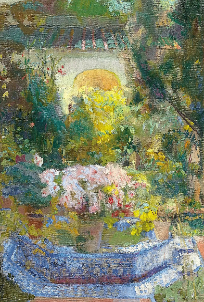 Courtyard of the Casa Sorolla - Joaquín Sorolla