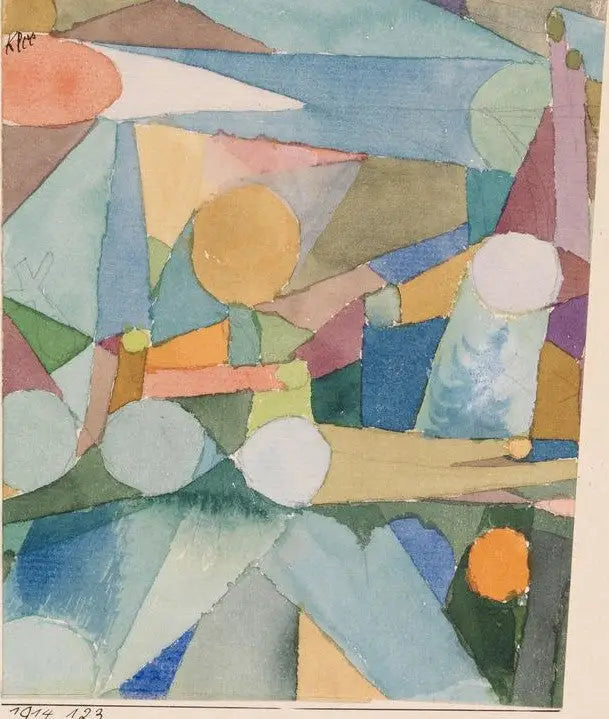 After a Sketch from Zurich (Nach einer Skizze aus Zürich) - Paul Klee