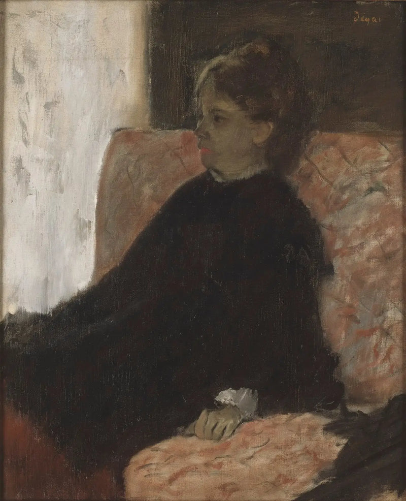 Woman in Black - Edgar Degas