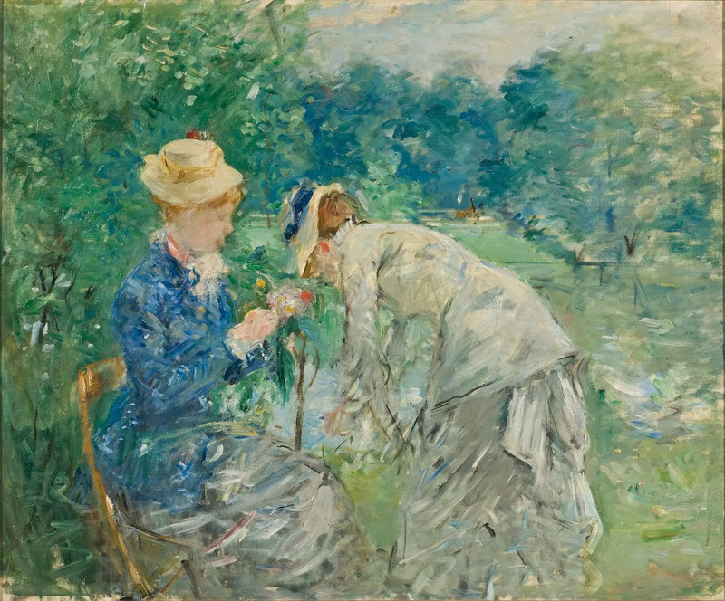 Ladies Gathering Flowers - Berthe Morisot
