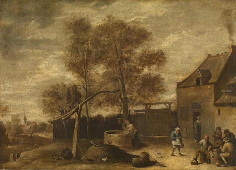 In the Farmyard - David Teniers the Younger