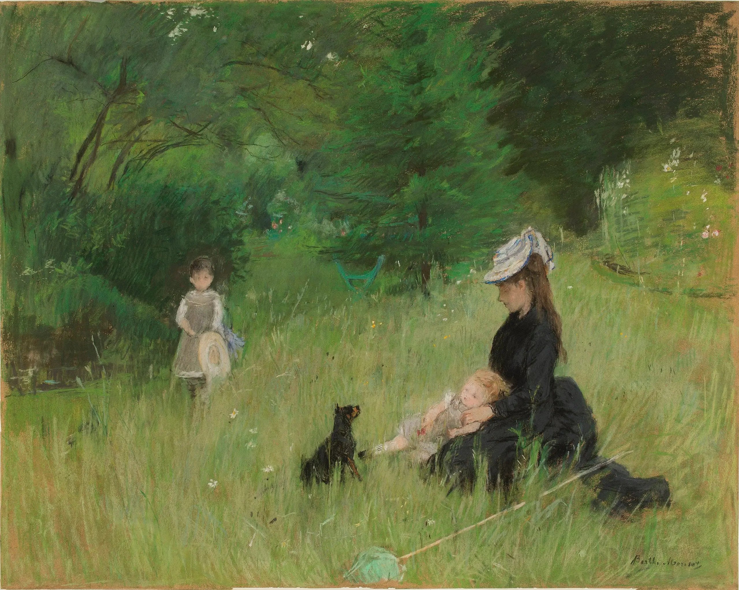 Reproduction du tableau « Dans le parc - Berthe Morisot » par Alpha Reproduction en peinture à l’huile