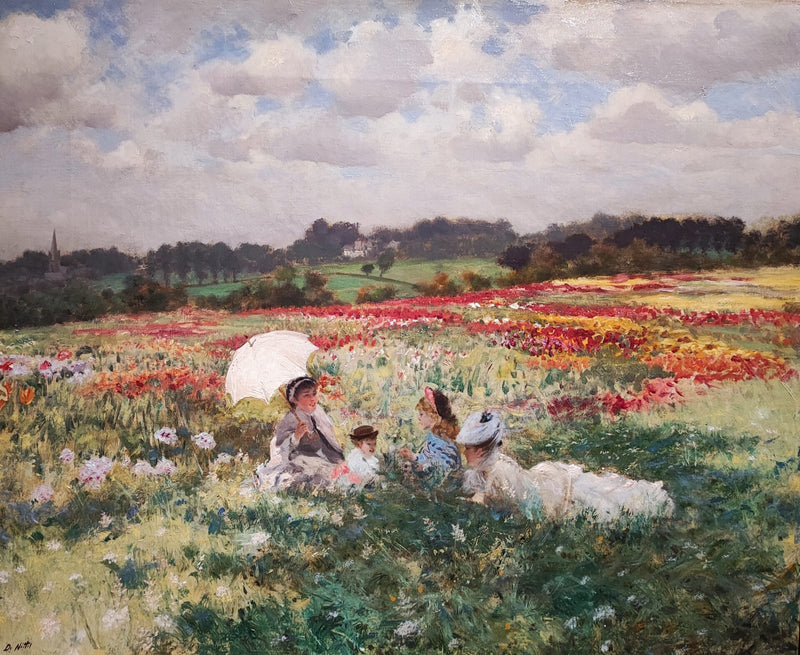 In the Fields Around London - Giuseppe De Nittis