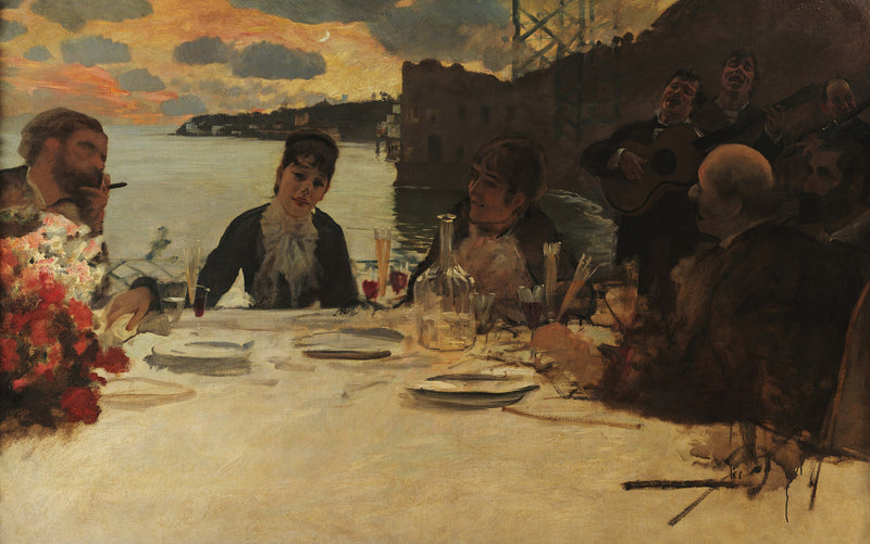Lunch at Posillipo - Giuseppe De Nittis