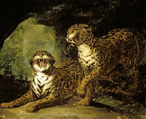 Two Leopards - Théodore Géricault