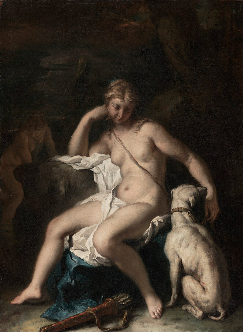 Diana and her dog - Sebastiano Ricci