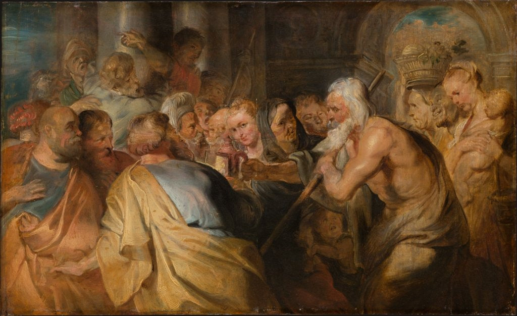 Diogenes Searching for a True Man - Peter Paul Rubens