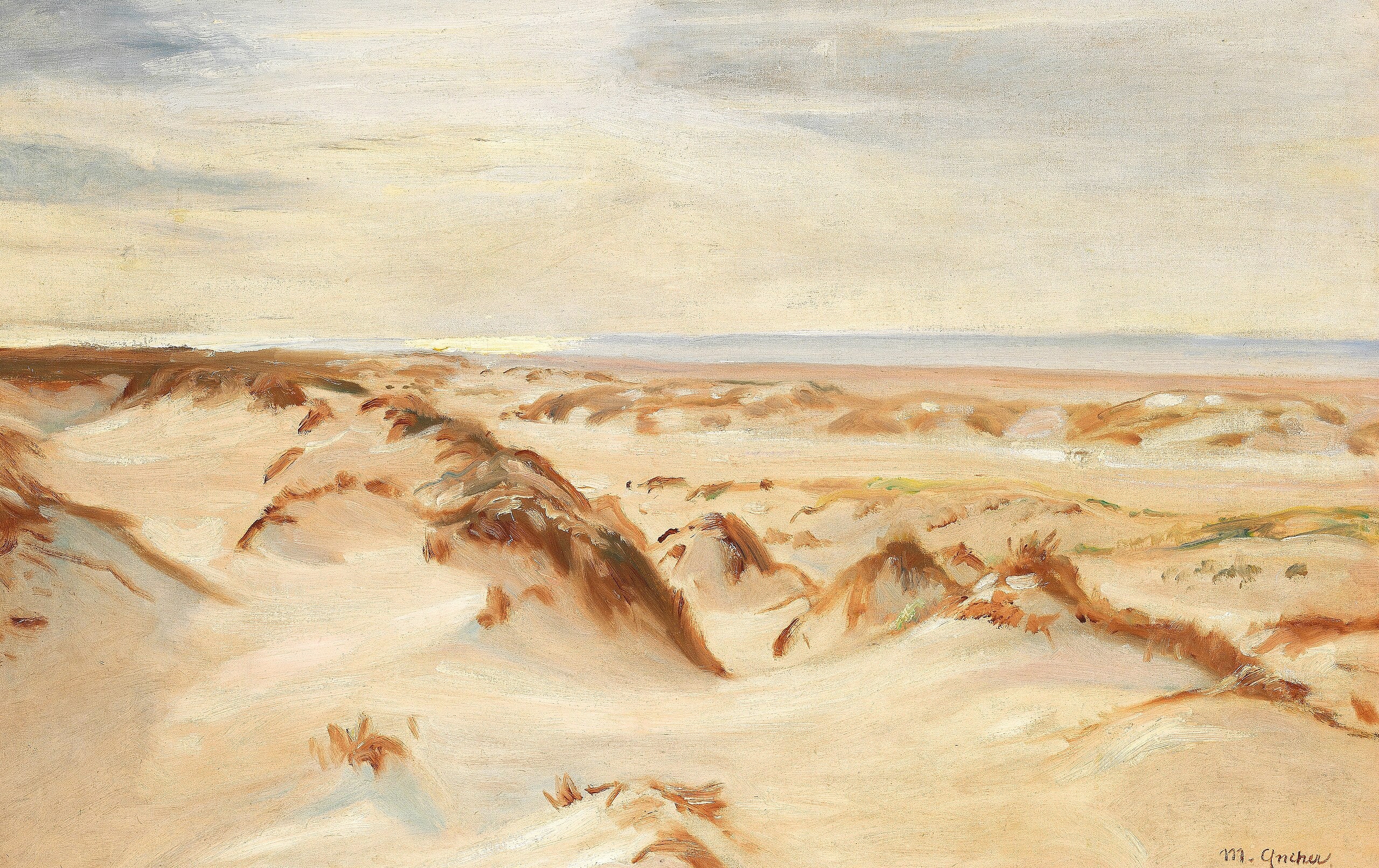 Dunes, Skagen. -Michael Peter Ancher