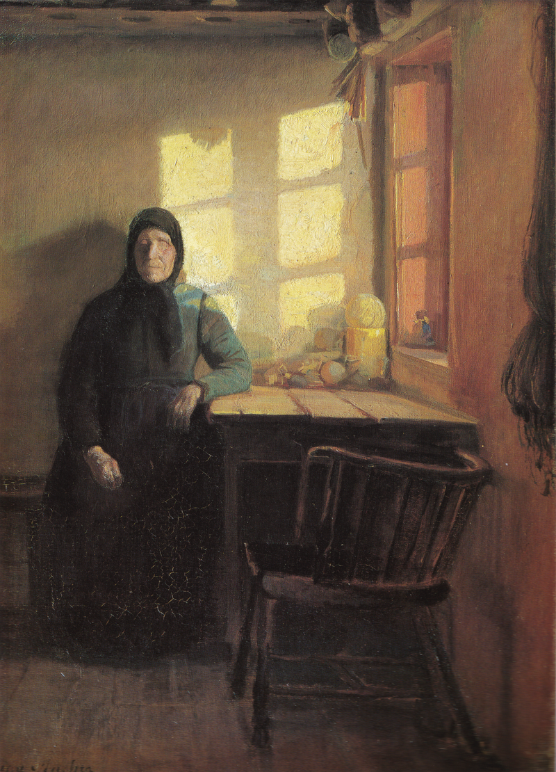 Sunlight in the Blind Man's Room - Anna Ancher
