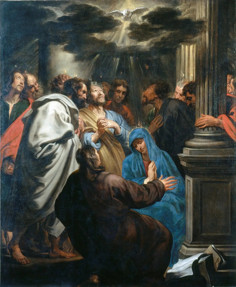 Outpouring of the Holy Spirit (Pentecost) - Antoine van Dyck