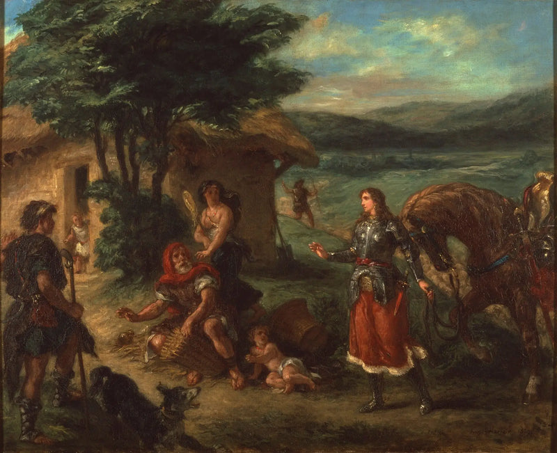Erminia and the Shepherds - Eugène Delacroix