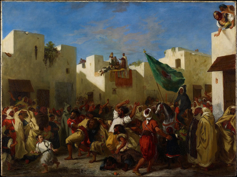 Fans of Tangier - Eugène Delacroix
