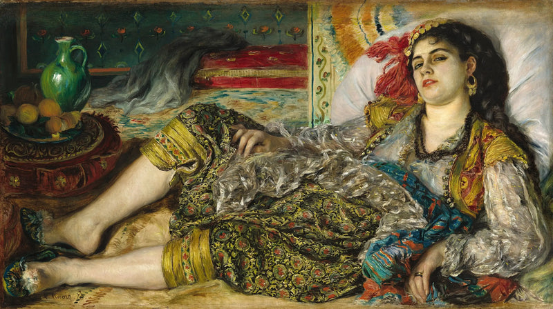 Woman of Algiers - Pierre-Auguste Renoir