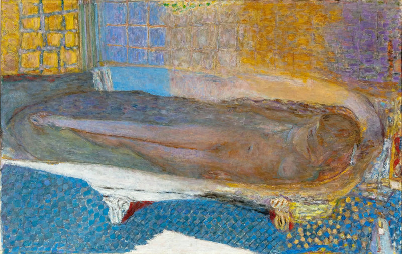 Woman in the Bathtub, Blue Harmony - Pierre Bonnard