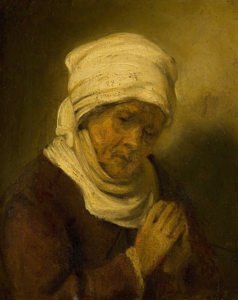 Woman in Prayer - Rembrandt