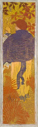 Women in the Garden: Woman with a Cape - Pierre Bonnard