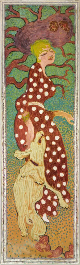 Women in the Garden: Woman in the Polka Dot Dress - Pierre Bonnard