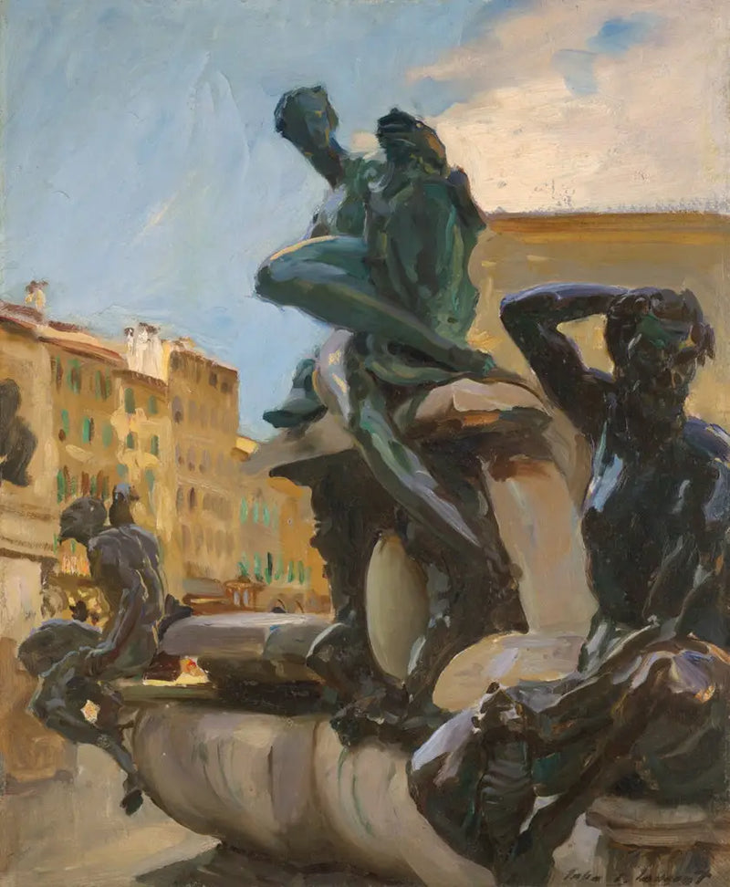 Fountain of Neptune - John Singer Sargent
