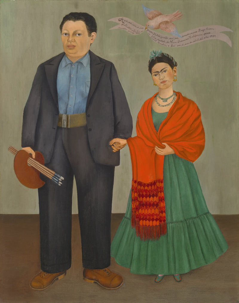 Frida and Diego Rivera - Frida Kahlo