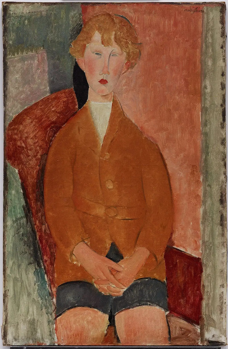 Boy in Shorts - Amedeo Modigliani