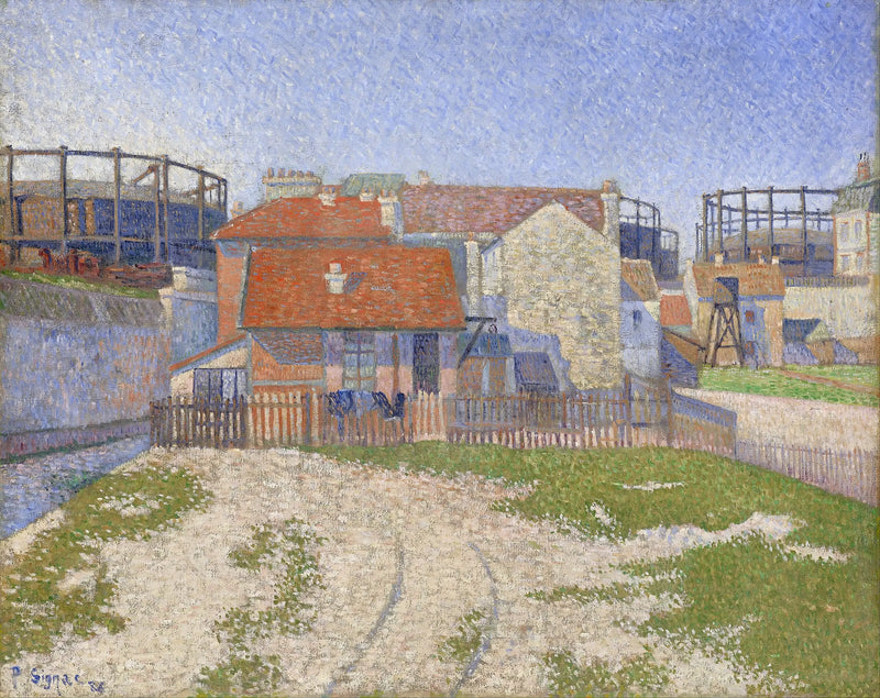 Gasometers of Clichy - Paul Signac