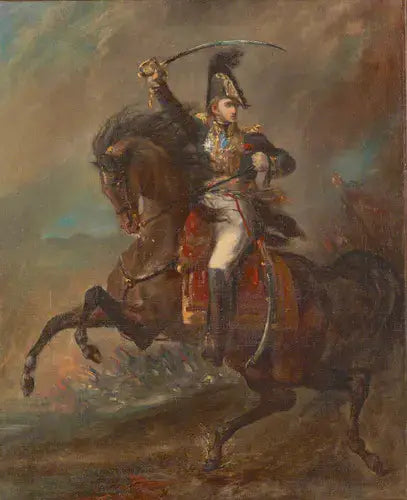 General of the First Empire Attacking the Enemy - Théodore Géricault