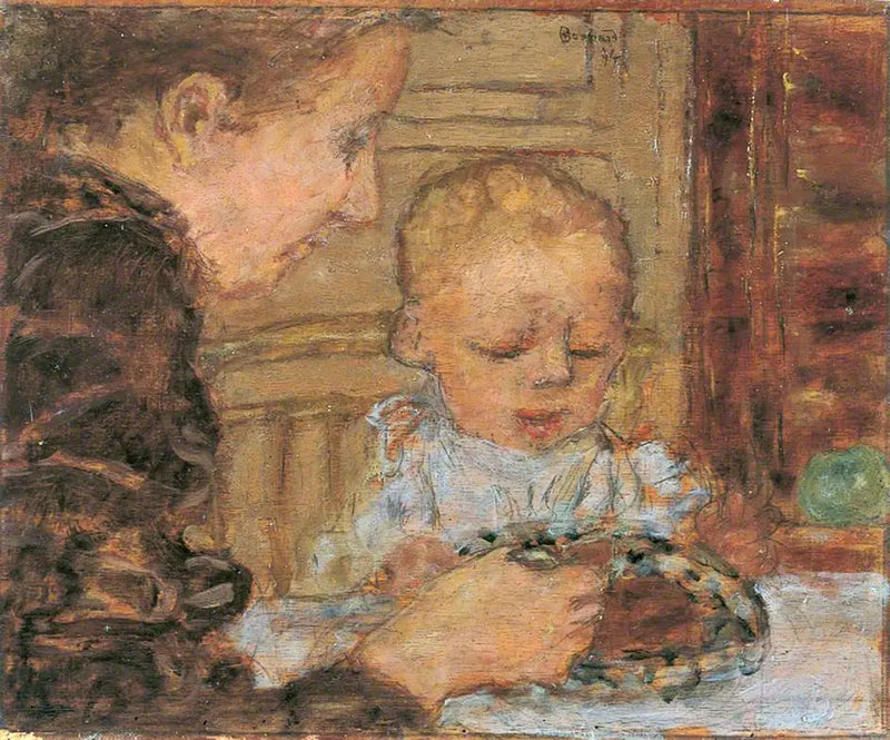 Grandmother and Child - Pierre Bonnard
