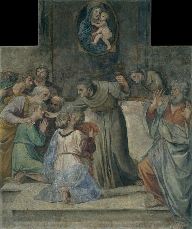 Healing the Blind from Birth - Annibale Carracci