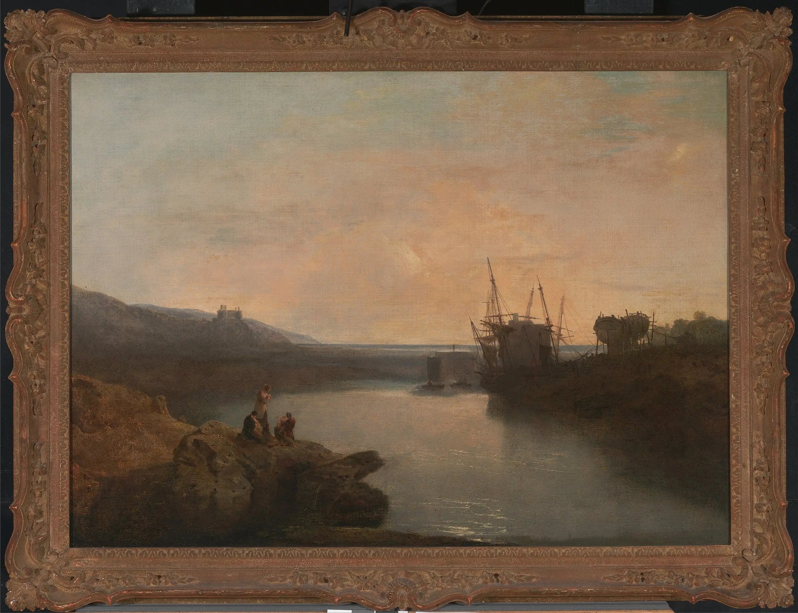 Harlech Castle from Tygwyn Ferry Summer’s Evening Twilight - J. M. W. Turner - Alpha Reproduction