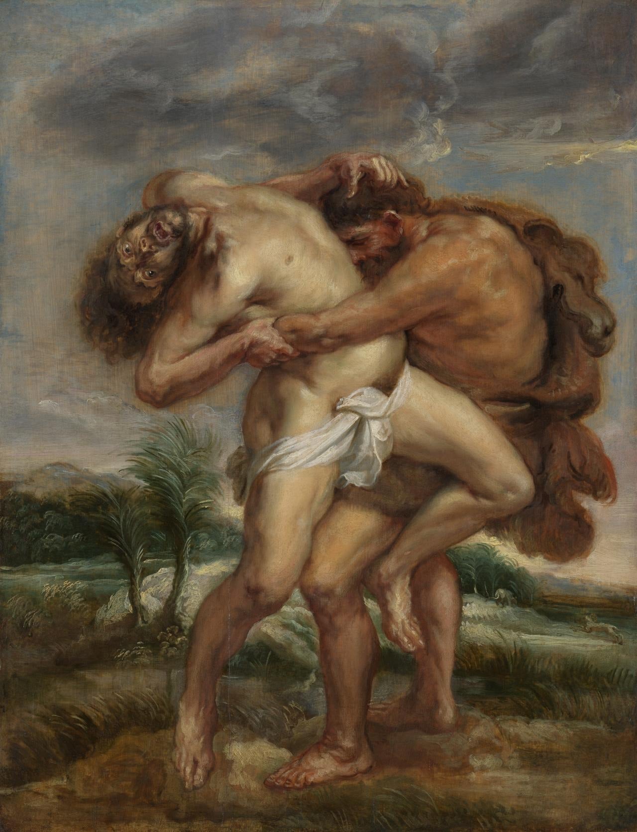 Hercules and Antaeus - Peter Paul Rubens